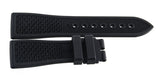 Zenith Chronomaster El Primero 22mm x 18mm Black Rubber Strap Watch Band Strap