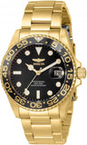 Invicta 33263 Pro Diver Black Dial Gold Tone Stainless Steel Women's Watch