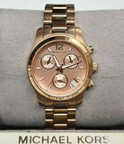 Michael Kors Women's Chronograph Rose Gold Tone Quartz Analog Watch MK5430