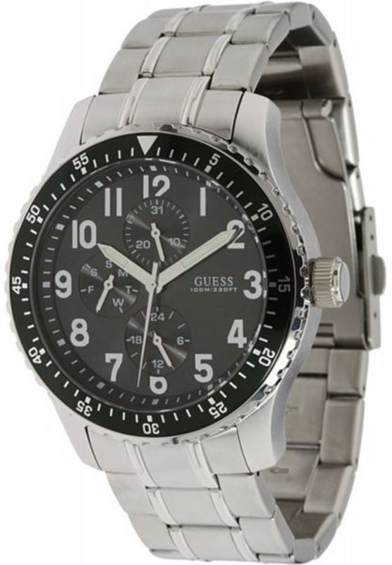 Guess Men's Geared for Adventure Green Dial Multi-function Watch U13604G2