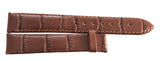 Tissot 18mm x 16mm Brown Alligator Leather Band Strap T610014524