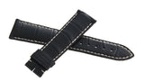 Genuine Longines 21mm x 18mm Black Leather Watch Band L682120178