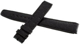 IWC Black Leather Replacement Strap Watch Band 13mm