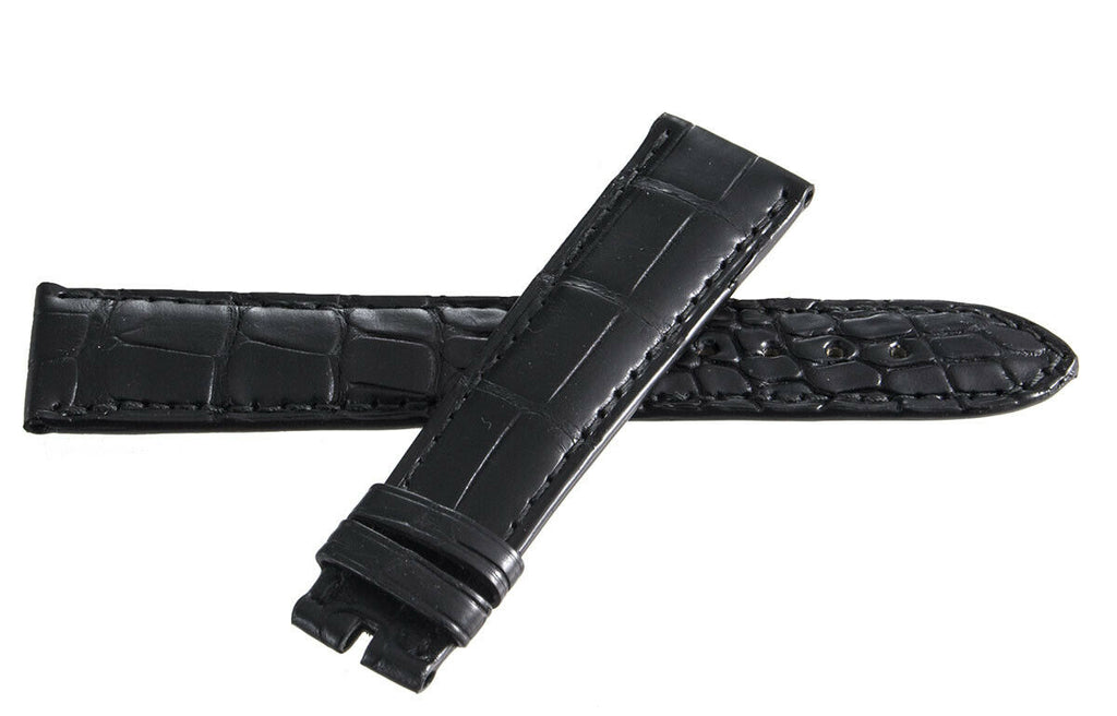 Genuine Chopard 20mm x 16mm Black Watch Band Strap 080