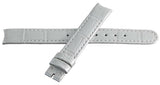 Dior Women's 13mm x 13mm Silver Leather Watch Band Strap 04015 C1C1A