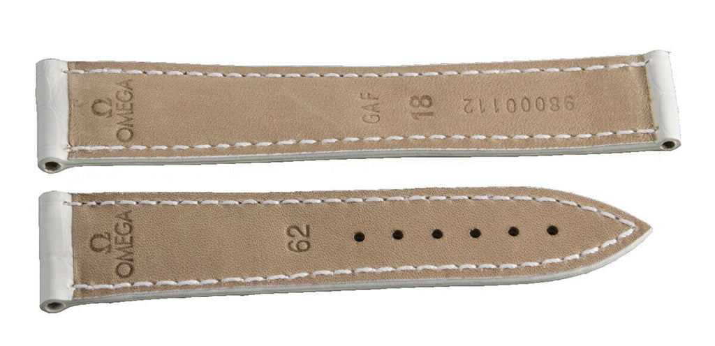 Omega Seamaster White Strap Band 18mm x 16mm 98000112