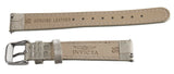 Invicta Women's 16mm x 15mm Nude Patent Leather Watch Band Strap Silver Buckle