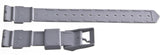 TAG Heuer 18mm Grey Rubber Plastic Formula 1 Watch Band