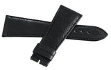 Genuine Chopard 25mm x 18mm Black Lizard Leather Watch Band Strap 105