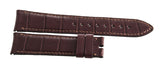 Vacheron Constantin 20mm x 18mm Brown Leather Watch Band 081752 GXF