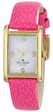 Kate Spade New York Womens Cooper Pearl Dial Pink Leather Strap Watch 1YRU0039