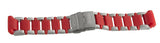 LOCMAN Men's 24mm x 24mm Red Plastic & Titanium Watch Bracelet