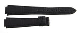 Genuine Longines 19.5mm x 15mm Black  Leather Watch Band