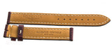 Longines 14mm x 14mm Burgundy Watch Band Strap
