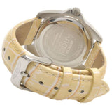 Invicta Women's Angel White Dial Beige Leather Band Watch 15003