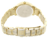 Anne Klein Women's Pearl Dial Gold Tone Metal Bracelet Watch AK/2602BMGB