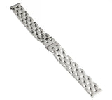 LOCMAN Panorama 17mm x 17mm Silver Stainless Steel Watch Band