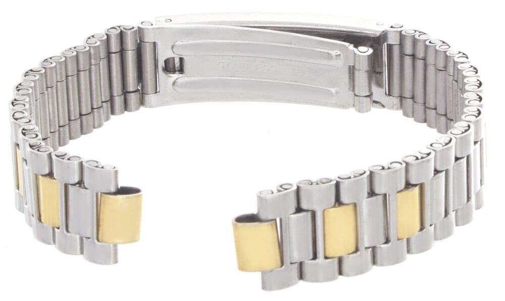 NEW Womens TISSOT 12mm Two-Tone Stainless Steel Bracelet Band Strap B946/152