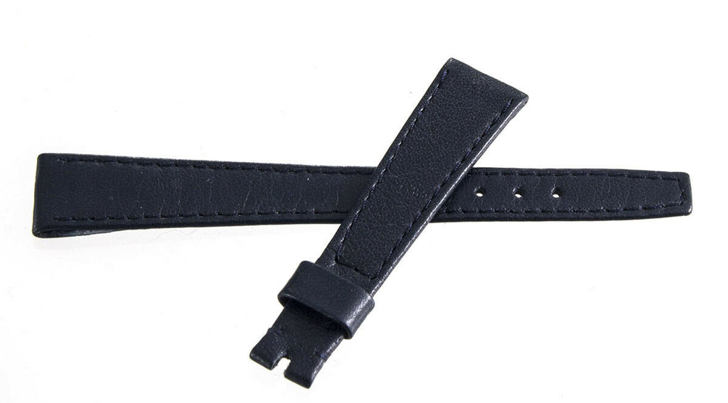 Girard Perregaux 14mm x 10mm Navy Blue Leather Watch Band Strap