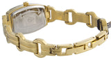 Anne Klein Women's Diamond Dial Gold-Tone Open Link Bracelet Watch AK/1572CHGB
