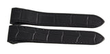 Cartier Paris 20mm Black Leather Watch Band Strap KD3JJL04 AQF