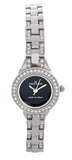 AK Anne Klein Swarovski Crystals Black Dial Women's Watch 10/9393BKSV