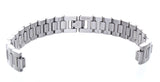 12mm Tissot Women's Silver Stainless Steel Watch Band