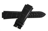 Chopard 22mm x 18mm Black Shiny  Watch Band Strap 070