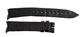 PIAGET 19mm x 16mm Black Shiny Leather Watch Band Strap FYK