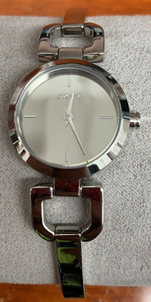 DKNY Women's NY8869 Silver Stainless-Steel Analog Quartz Watch