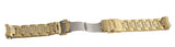 22mm Aqua Master Mens Gold Tone Stainless Steel Watch Bracelet W#96