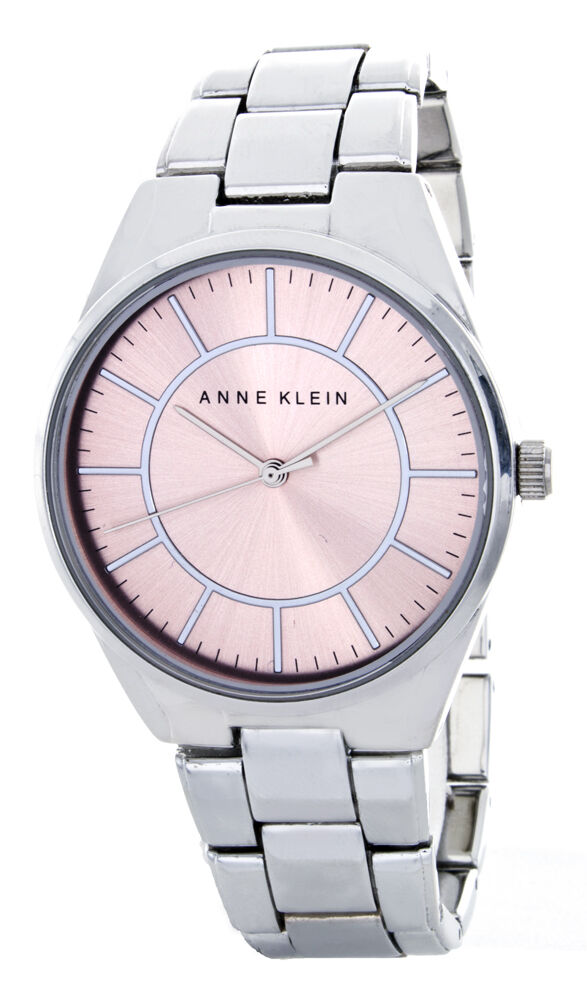 Anne Klein Women's Pink Dial Silver Bracelet Watch AK/2063