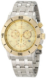 Invicta Men's 10468 Specialty Chronograph Gold Dial Stainless Steel Quartz Watch