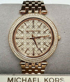 Michael Kors MK3399 Darcy Rose Gold Dial Rose Gold Stainless Steel Women's Watch