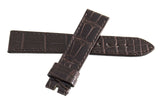 Chopard 18mm x 16mm Shiny Brown Watch Band 115 B0208-0456