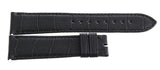 Vacheron Constantin Geneve 21mm x 18mm Black Leather Watch Band GVC