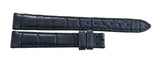 Genuine Longines 14mm x 12mm Navy Blue Leather Watch Band Strap XDA3