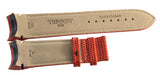 Tissot 24mm x 22mm Orange Leather Watch Band Strap