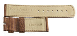 LOCMAN Men's 24mm x 24mm Brown Lizard Leather Watch Band Strap