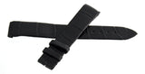 Longines 15mm x14mm Black  Leather Watch Band