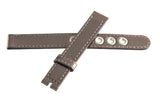 Dior Women's 14mm x 14mm Brown Shiny Leather 5 Ring Watch Band Strap