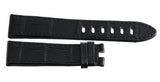 Montblanc Men's 20mm x 18mm Black Leather Watch Band Strap FSB