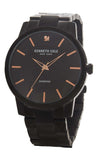 Kenneth Cole Diamond 44mm Black Dial Stainless Steel Mesh Men's Watch KC50855002