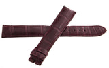 Chronoswiss 18mm x 16mm Burgundy Leather Watch Band CL