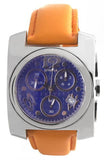 Invicta  Mens Blue Dial Orange Lorica Strap Quartz Watch 2139 40mm