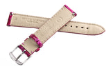 NEW Michele Womens 18mm Hot Pink Genuine Alligator Leather Watch Band