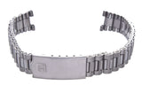 Tissot 12mm Women's Gun Metal Stainless Steel Watch Band