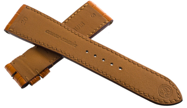 Roger Dubuis 20mm Brown Leather Watch Band Strap