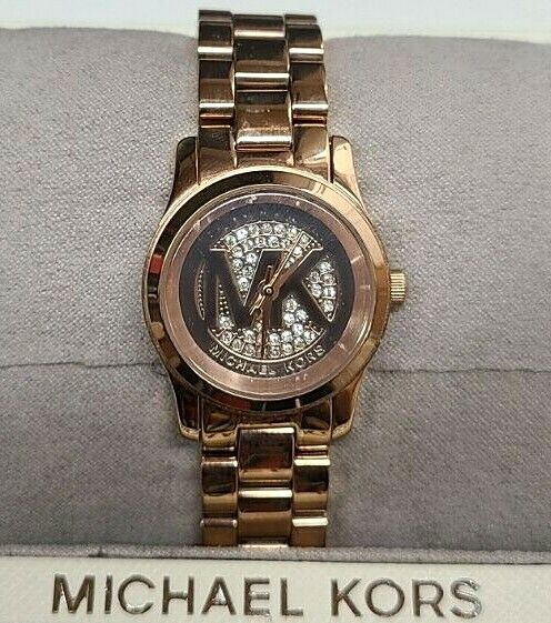 Michael Kors MK3613 Petite Rose Gold Dial Rose Gold Stainless Women's Watch