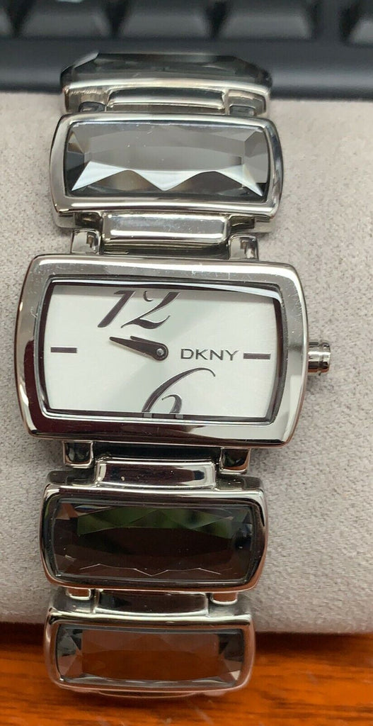 DKNY NY4246 Ladies Stainless Steel Stone Set Bracelet Watch NY4246